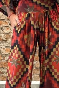 Pantalona Celeste Tecido Fluity