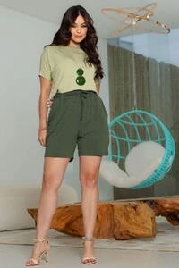 Blusa Decote Canoa Lisa