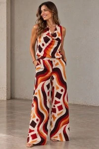 Calça Pantalona Maia em Fluity