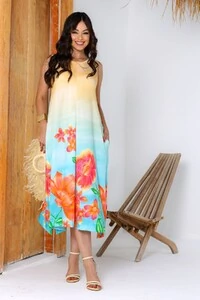 Vestido Lila Estampado