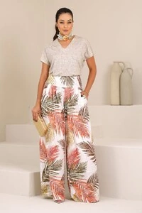 Calça Pantalona Celeste