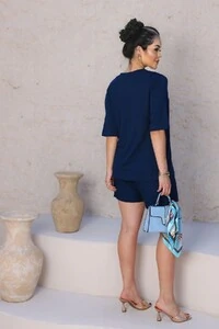 Blusa Bicolor em malha Serena