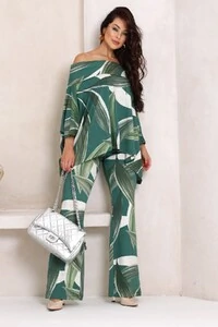 Calça Flare Estampada