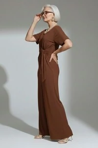 Macacão Pantalona Dulcinéia Manga Curta