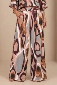 Pantalona Celeste Tecido Fluity