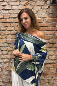 Blusa Ombro a Ombro Areta Estampada