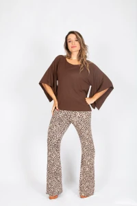 Blusa Manga Quadrada Lisa