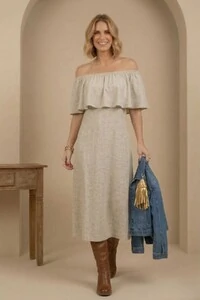 Vestido Ombro a Ombra Nicolly