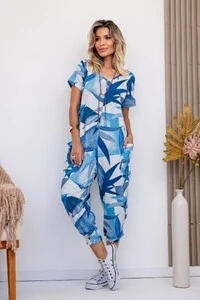 Macacão Street com Bolsos Estampado