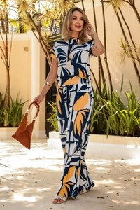 Calça Pantalona Sublime em Malha Crepiada