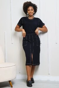 Conjunto Saia+ Blusa Ana Luiza