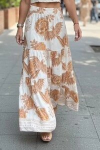 Conjunto Saia e Top em viscose