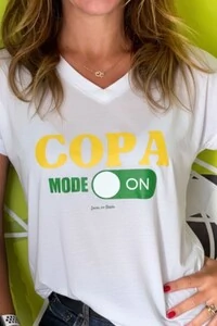 Blusa Decote V - Coleção COPA