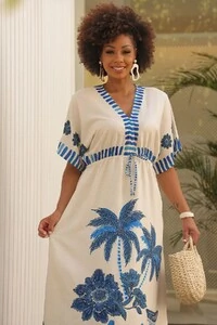 Vestido em Viscose Canoa