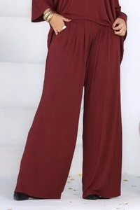 Calça Pantalona Lisa
