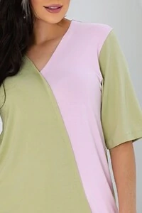 Blusa Bicolor em malha Serena