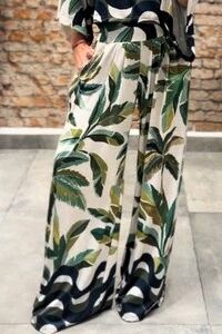 Pantalona Celeste Tecido Fluity