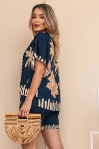 Conjunto Raiz Tropical Bermuda + Kimono