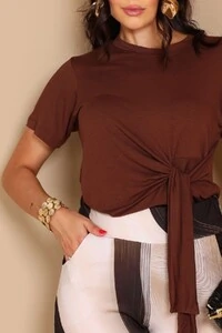 Blusa com amarração Greta