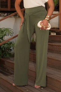 Calça com Amarração Frontal Cora