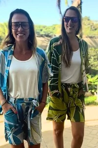 Bermuda Estampada Com Cinto