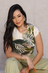 Blusa Básica Manga Curta Estampada