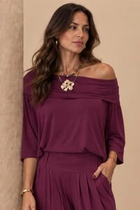 Blusa Ombro a Ombro Areta