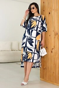 Vestido Glória em malha crepiada