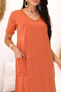 Vestido com sobreposição Adele em Fluity