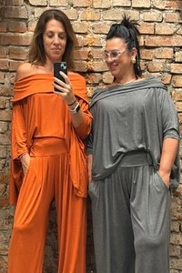 Calça Pantalona Lisa