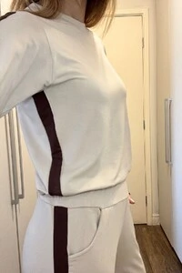 Blusa em Moletinho com faixa lateral June