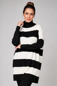 Blusa Manga Longa Listrada em Lãzinha premium