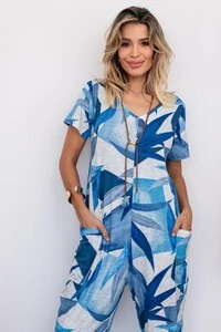 Macacão Street com Bolsos Estampado