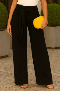 Calça com Amarração Frontal Cora