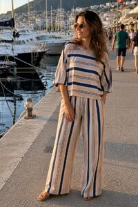 Pantalona Celeste Tecido Fluity