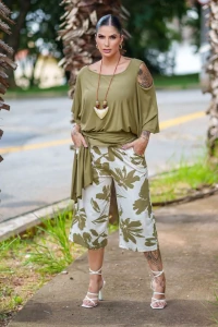 Pantacourt Estampada