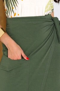 Saia com Sobreposição Alvorada em malha