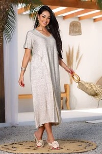 Vestido com sobreposição Maelle