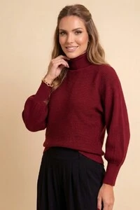 Blusa Gola Alta Lãzinha Canelada