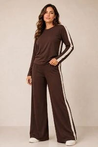 Blusa em Moletinho com faixa lateral June
