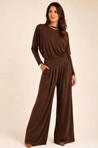 Pantalona Celeste Tecido Fluity