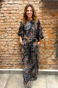 Pantalona Celeste Tecido Fluity