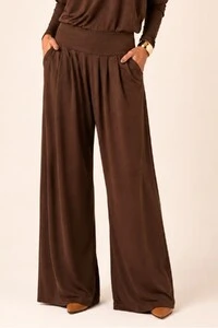 Pantalona Celeste Tecido Fluity