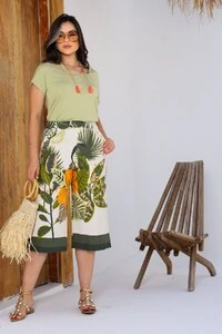 Blusa Decote Quadrado em Malha Lily
