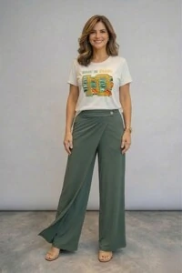 Calça Valentina com Sobreposição