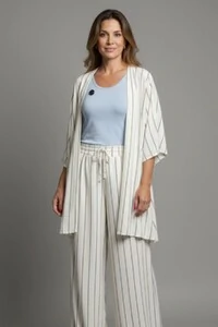 Calça Pantalona em Viscose