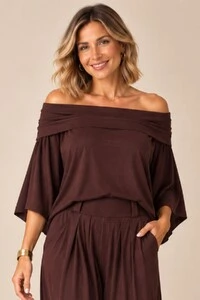 Blusa Ombro a Ombro Areta