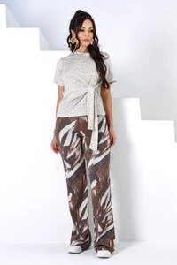 Calça Flare Estampada