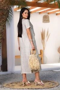 Vestido com sobreposição Maelle