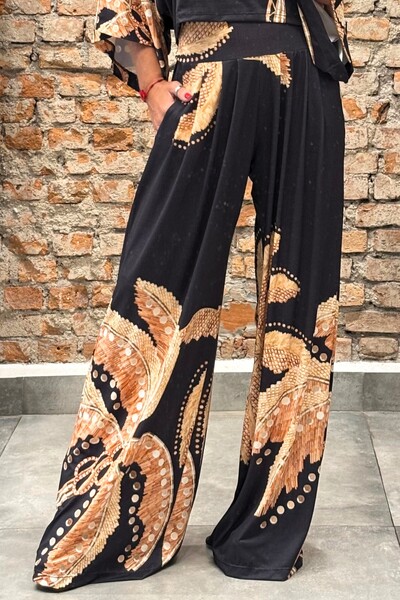 Foto Calça Pantalona Celeste